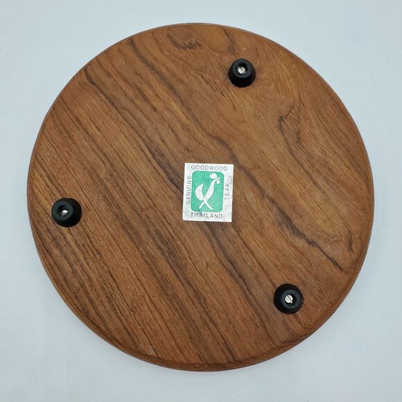 Goodwood Spice of Life Trivet Spice O'Life Cheese Charcuterie Teak Ceramic Plate - Picture 5 of 8